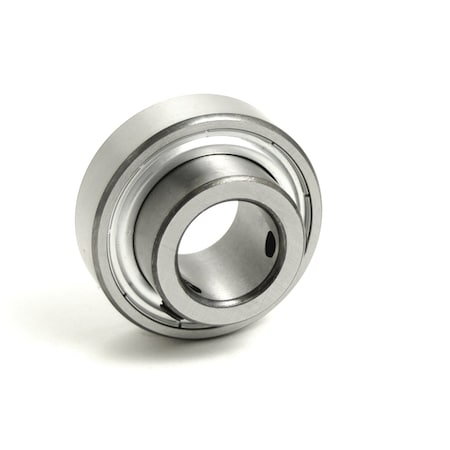 Tritan Insert Bearing, Light Duty, Cylindrical OD, Set Scrw, 1.25-in. Bore Dia., 62mm OD, 30mm Inner Ring W CSB206-20